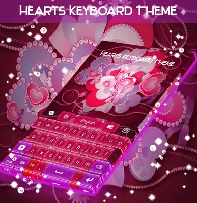 Keyboard Hearts android App screenshot 1