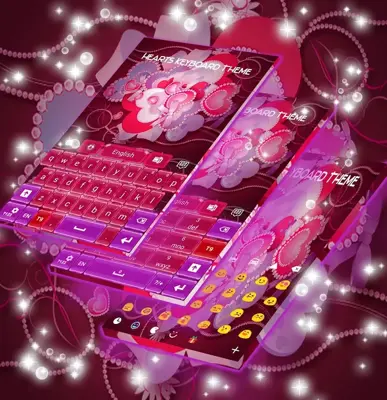 Keyboard Hearts android App screenshot 2